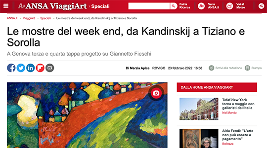 Arte: Genova dedica 2 mostre a pittore erede dei Fieschi